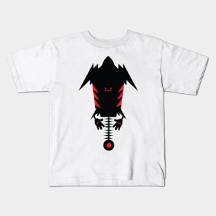 Black Shadow Monster Kids T-Shirt